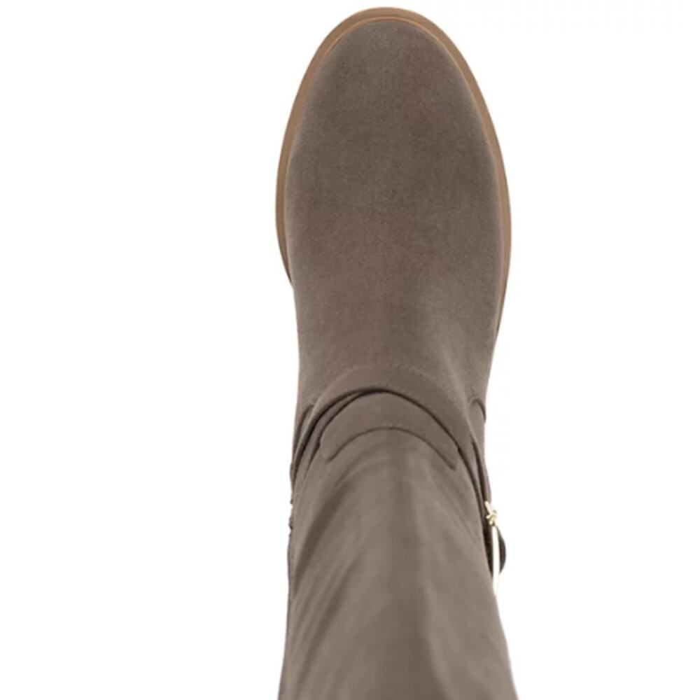 Style & Co Women's Uticaa Belt Heel Boots in Dark Taupe New Size 7 - Picture 4 of 9